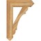 Ekena Millwork Olympic Arts & Crafts Rough Sawn Bracket, Western Red Cedar, 6"W x 26"D x 38"H BKT06X26X38OLY03RWR - alternate 4